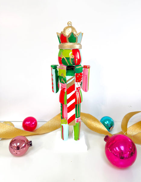 Drummer Boy Nutcracker - Peppermint