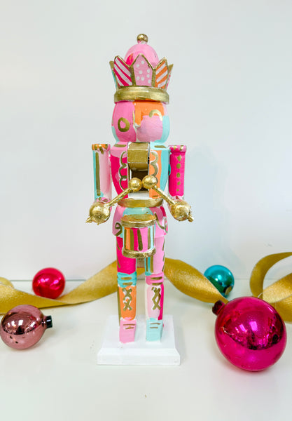 Drummer Boy Nutcracker - Cotton Candy