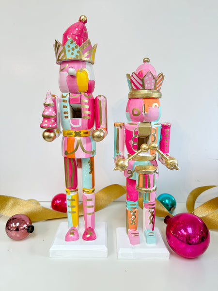 Drummer Boy Nutcracker - Cotton Candy