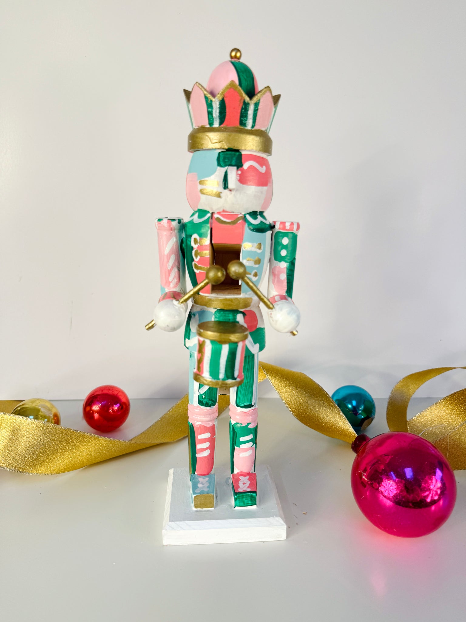 Drummer Boy Nutcracker - Spruce