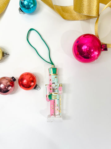 Nutcracker Ornament - Tinsel
