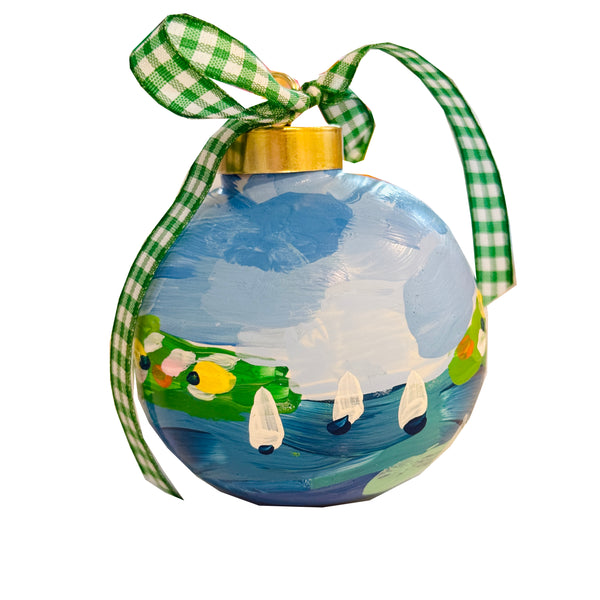 Sailing the Bay Ornament